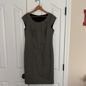 Jones New York Black Sheath Midi Dress